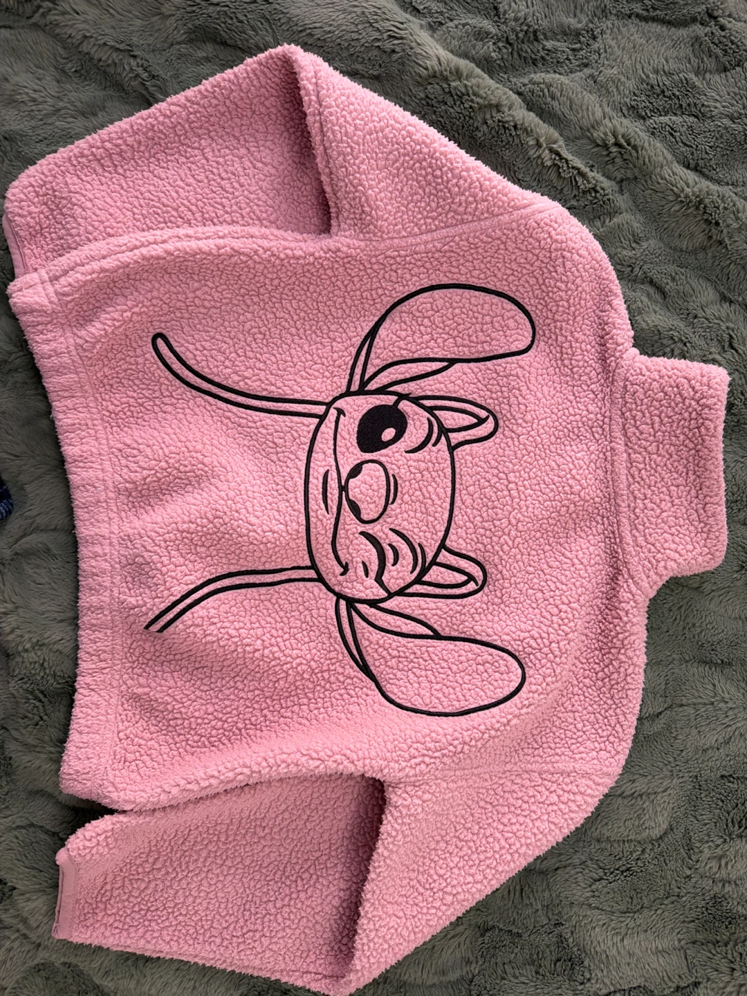 Disney Angel Stitch Sherpa Fleece Pullover Sweatshirt - photo 3
