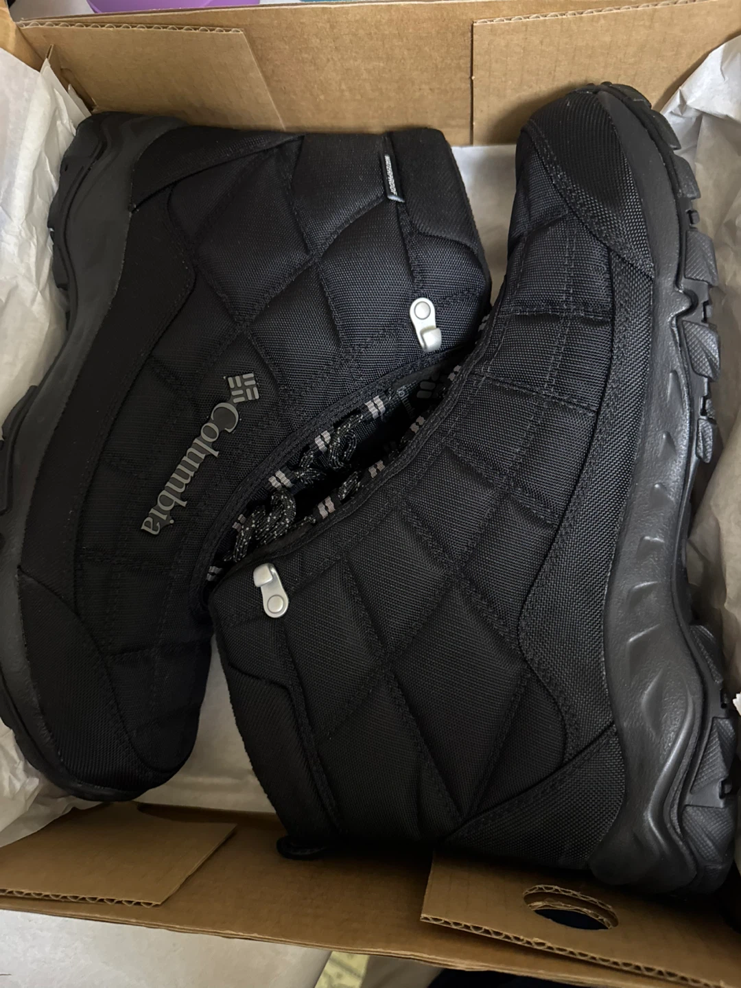Columbia Men's Firecamp Waterproof Boots Size 10 Black - photo 2