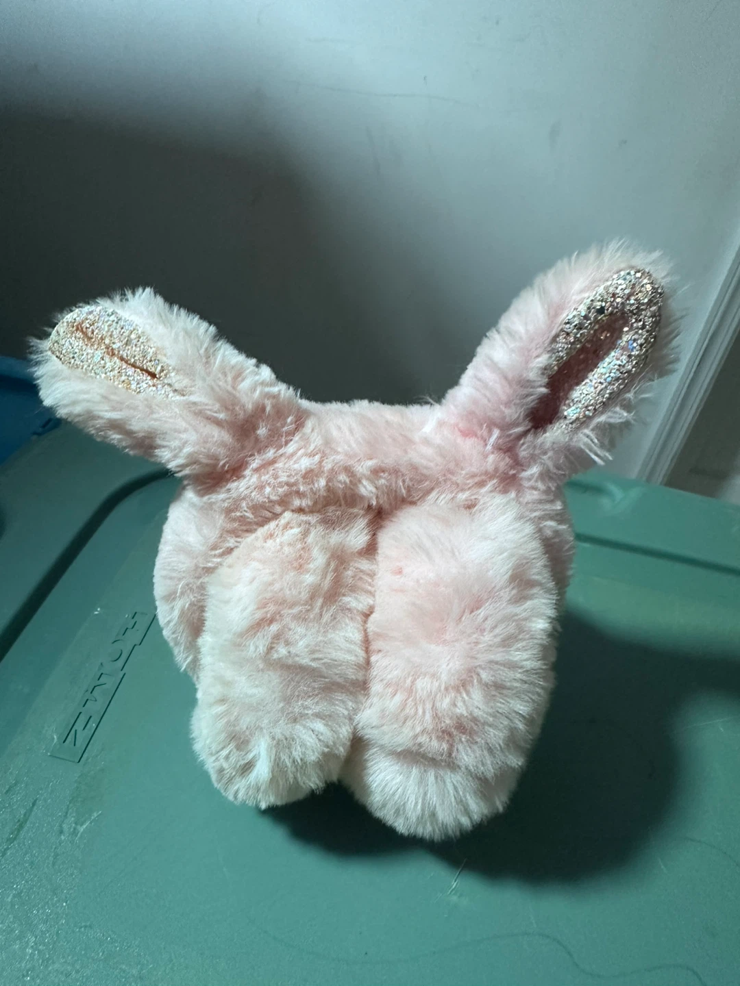 Pink Faux Fur Bunny Ear Earmuffs