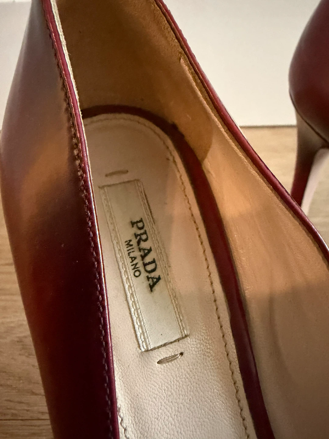 Prada Peep-Toe Heels - Size 37.5 - photo 2