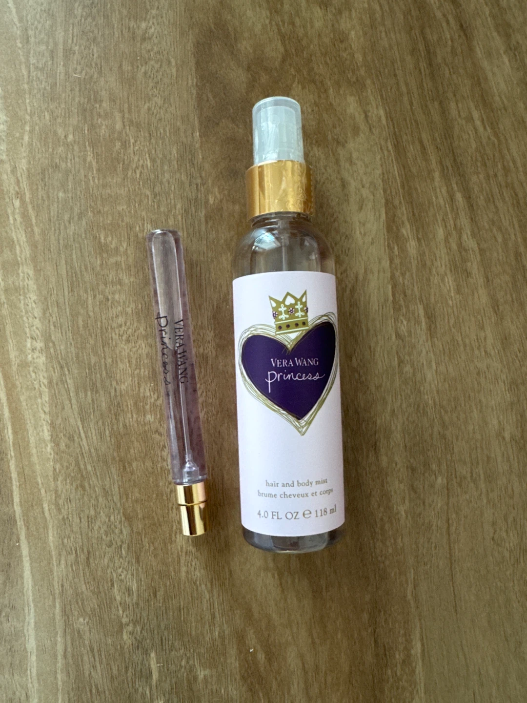 Vera Wang Princess body mist + travel perfume