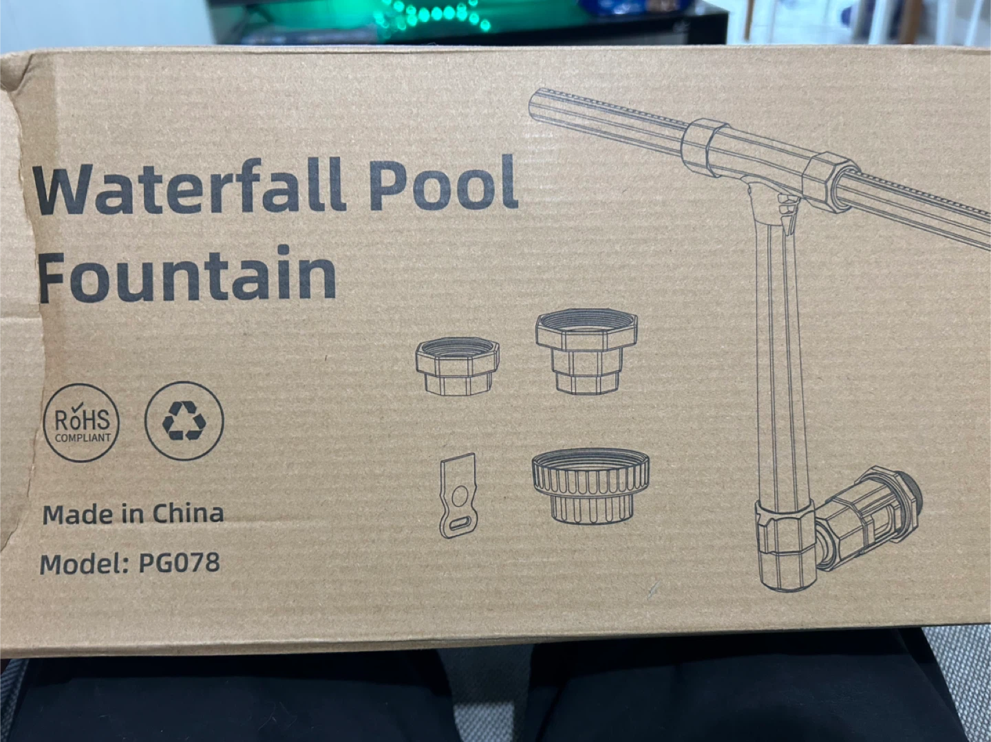 Waterfall Pool Fountain PG078