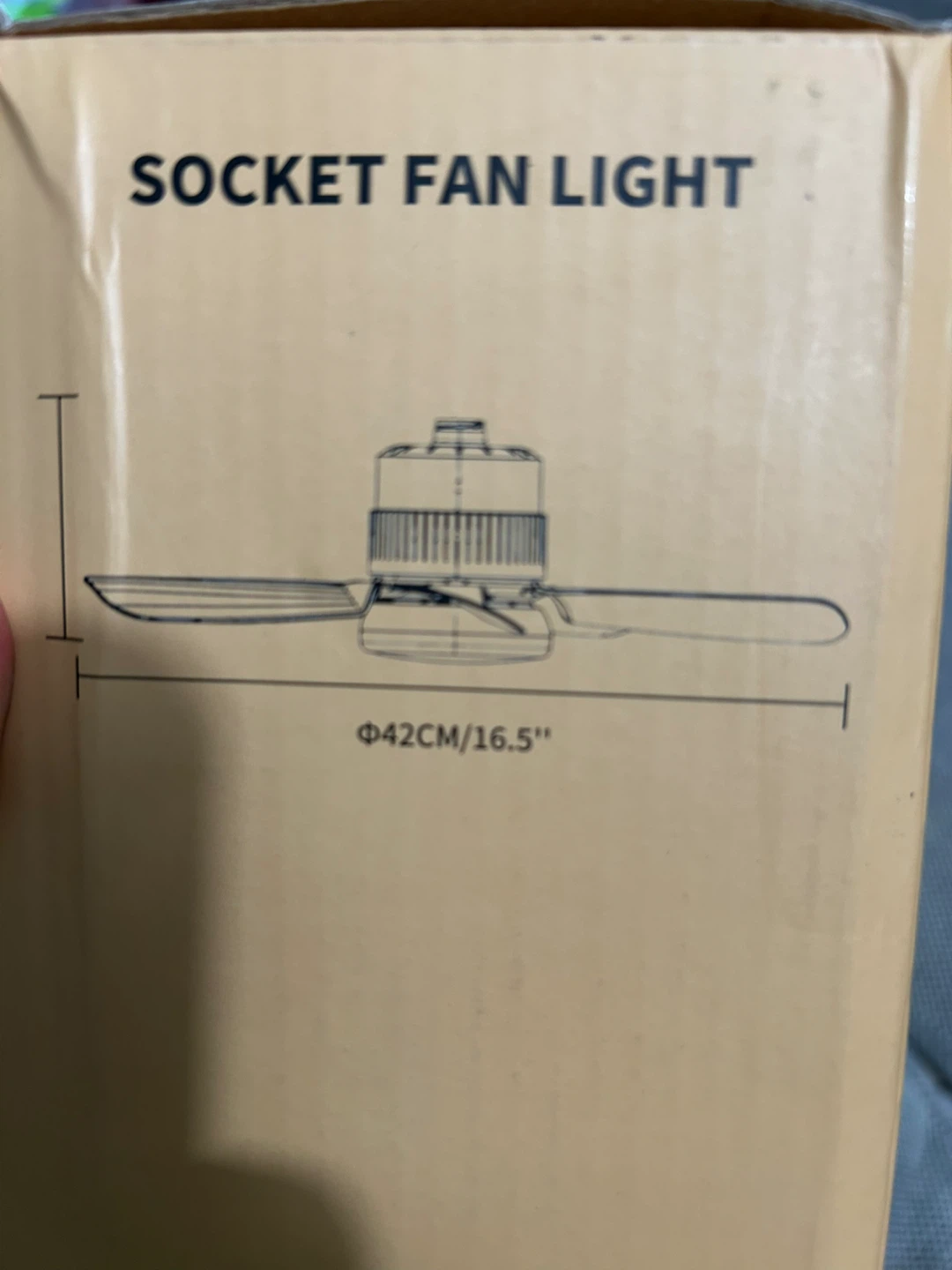 Socket Fan Light