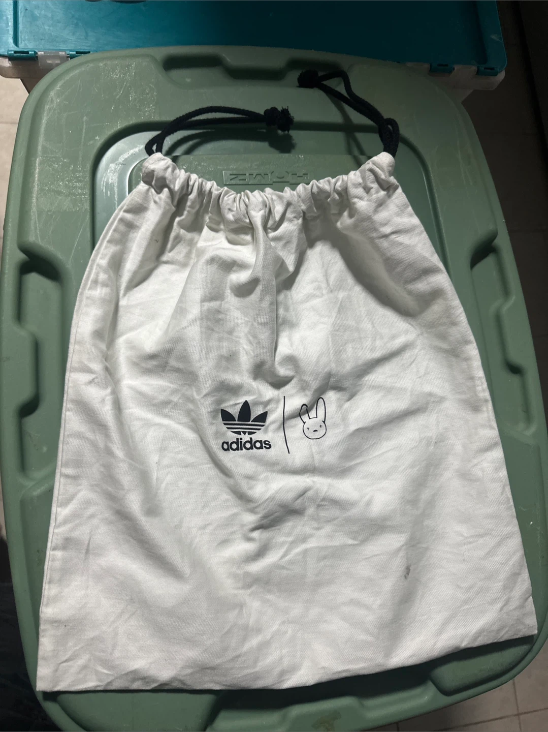 Adidas x Bad Bunny Drawstring Bag