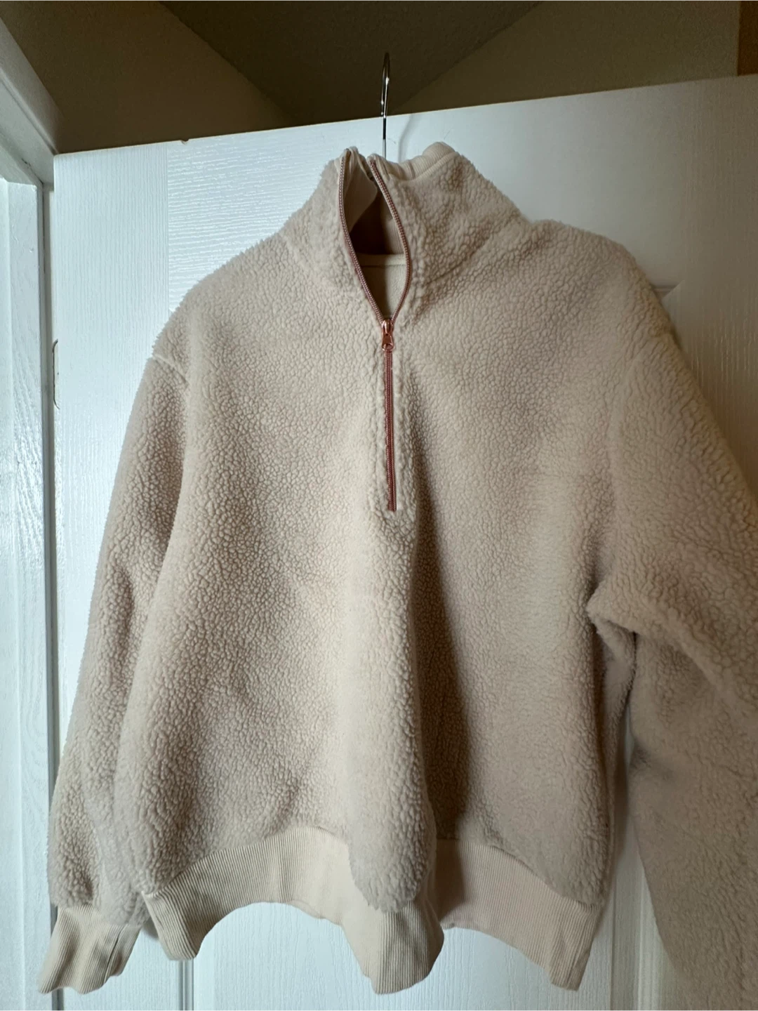 Cozy Sherpa Quarter Zip Pullover