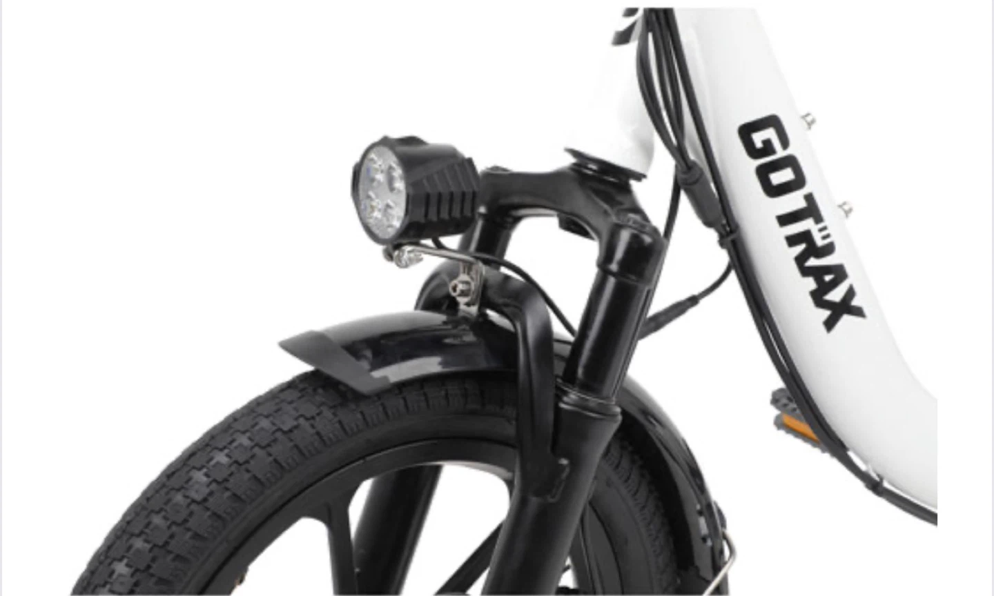GOTRAX Folding Electric Bike - White - photo 5