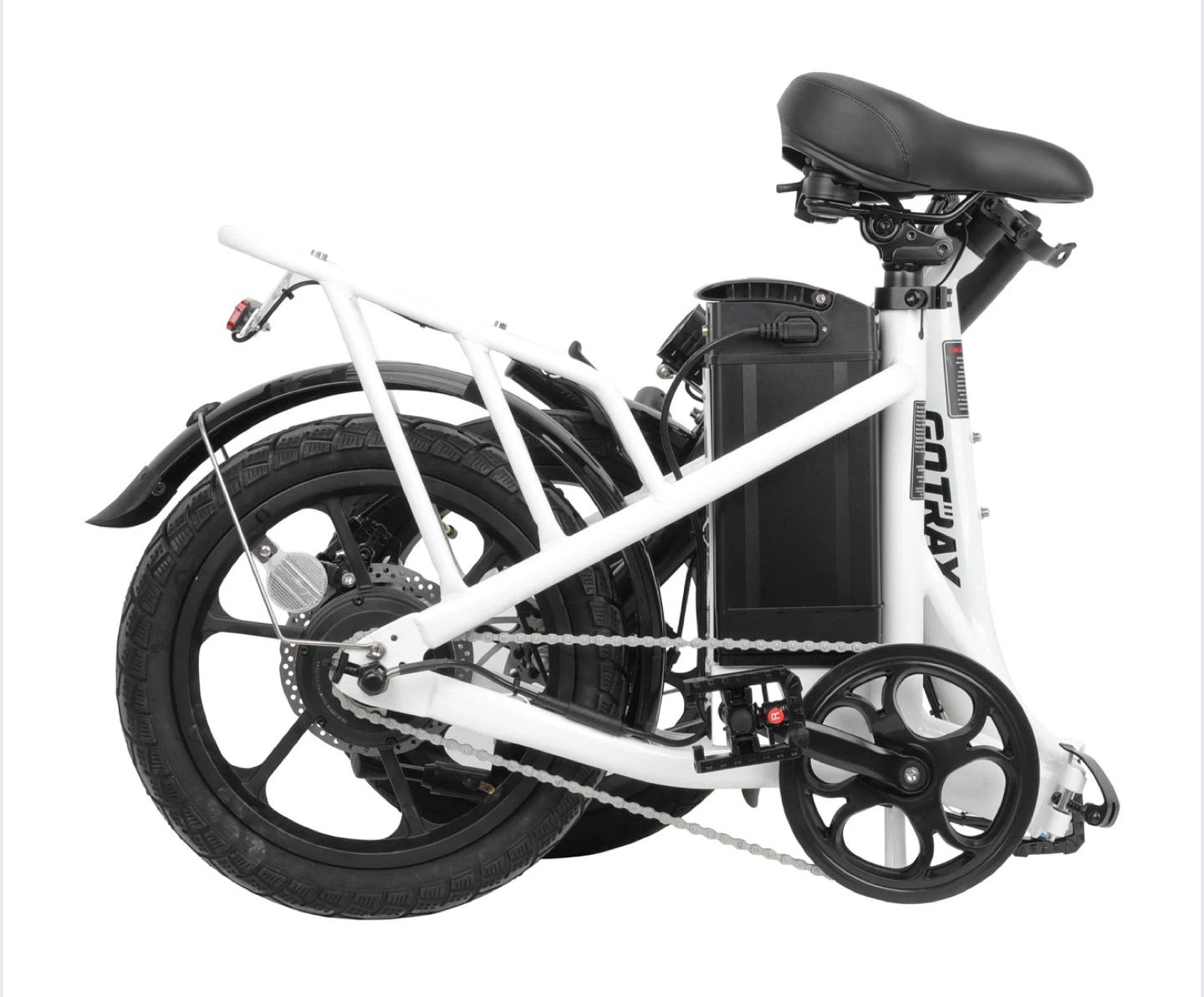 GOTRAX Folding Electric Bike - White - photo 2