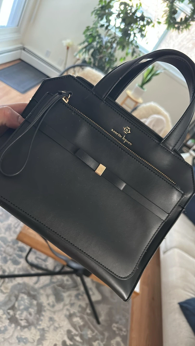 Nanette Lepore Black Satchel Handbag
