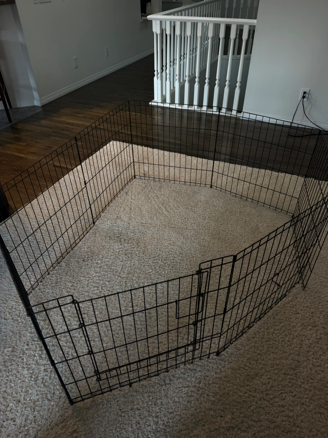 Black Metal Pet Playpen - photo 2