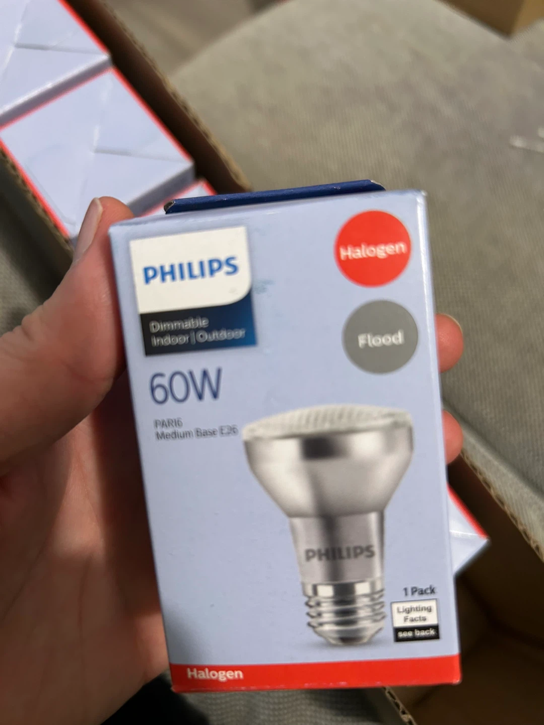Philips 60W Halogen PAR16 Flood Light Bulbs - 6 Pack - photo 4