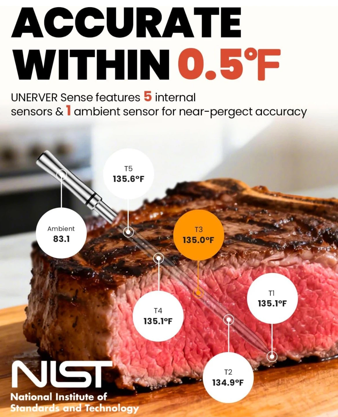 Meat Thermometer with Wireless App Control - photo 4
