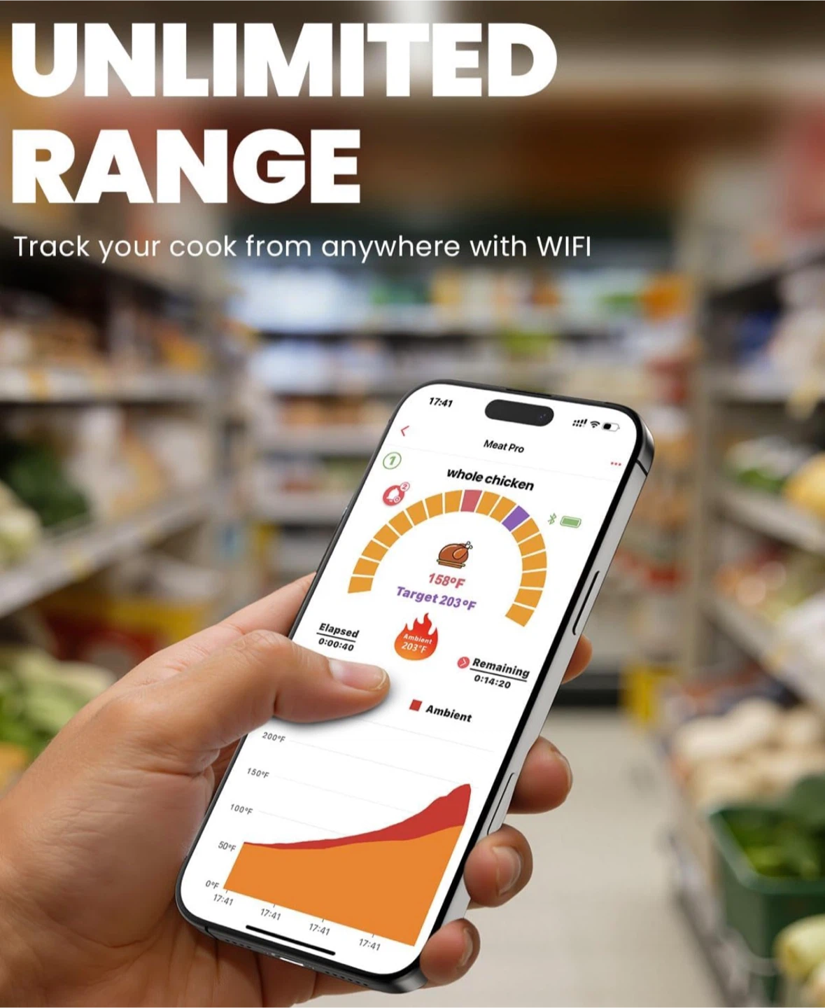 Meat Thermometer with Wireless App Control - photo 2