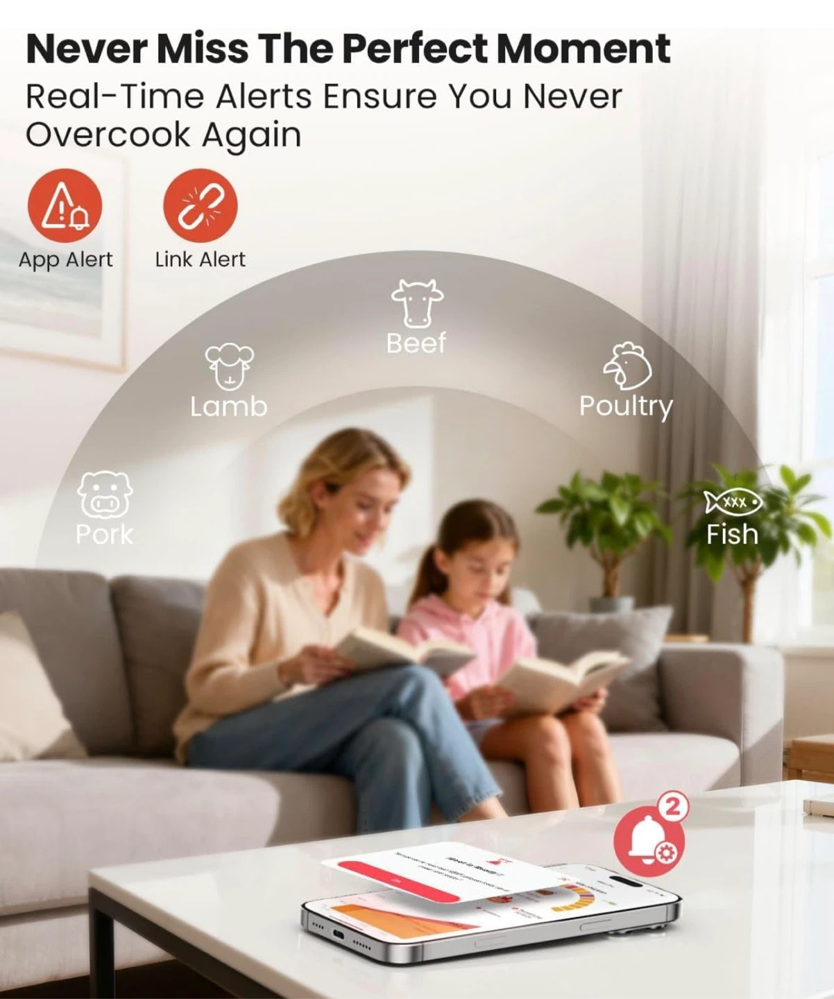 Meat Thermometer with Wireless App Control - photo 5