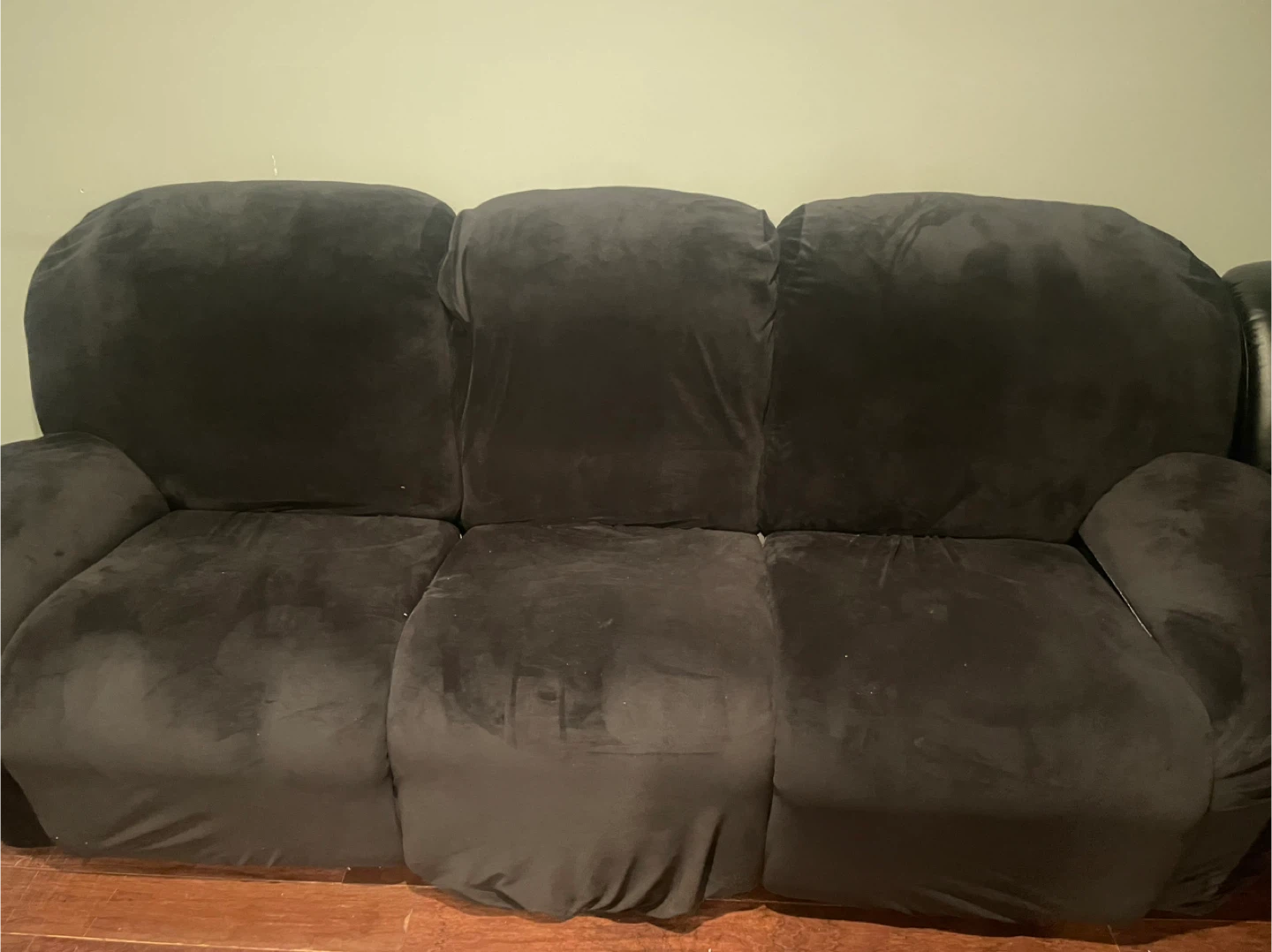 Black Leather Recliner Sofa Bobs Furniture