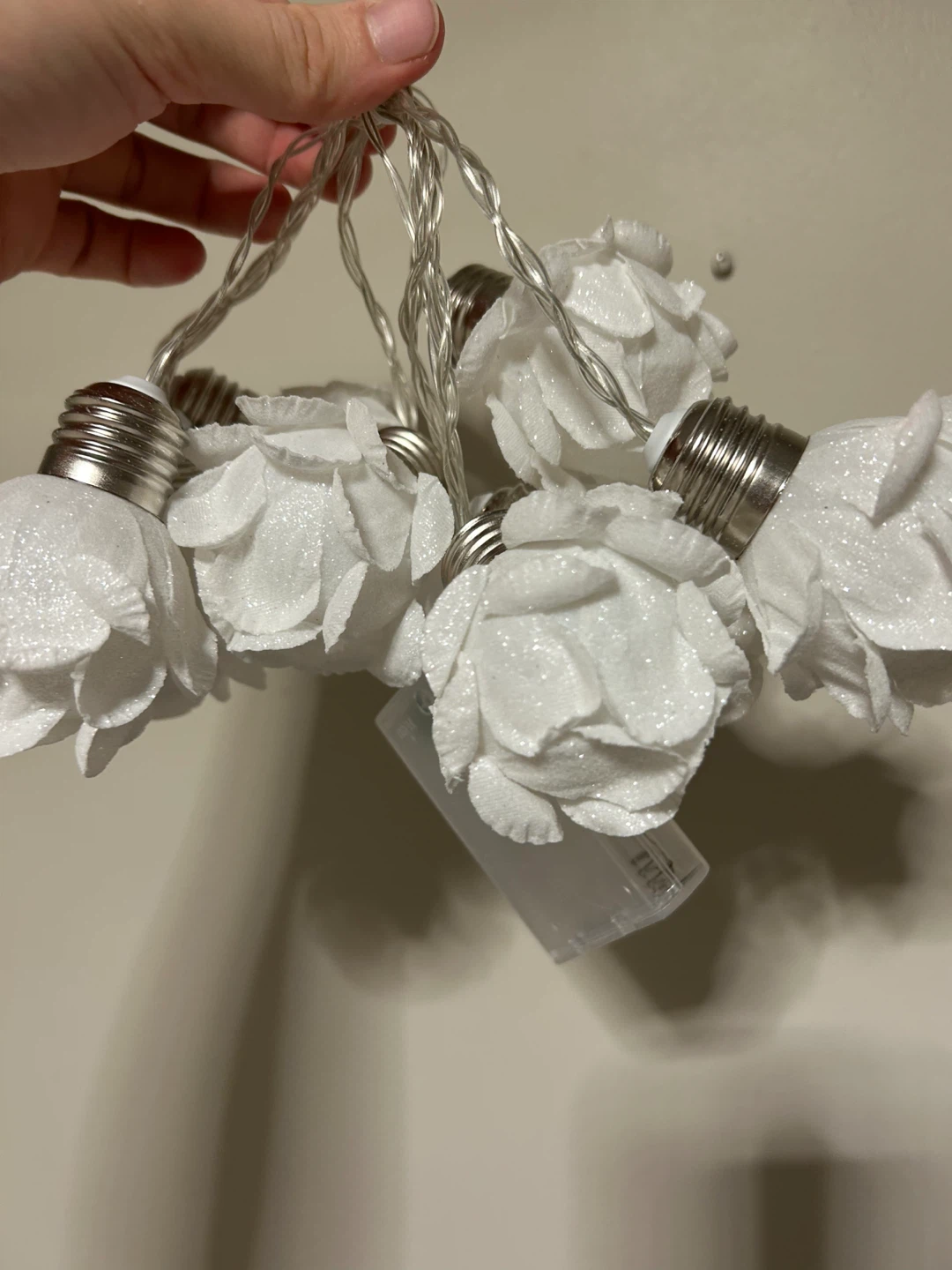 White Rose String Lights