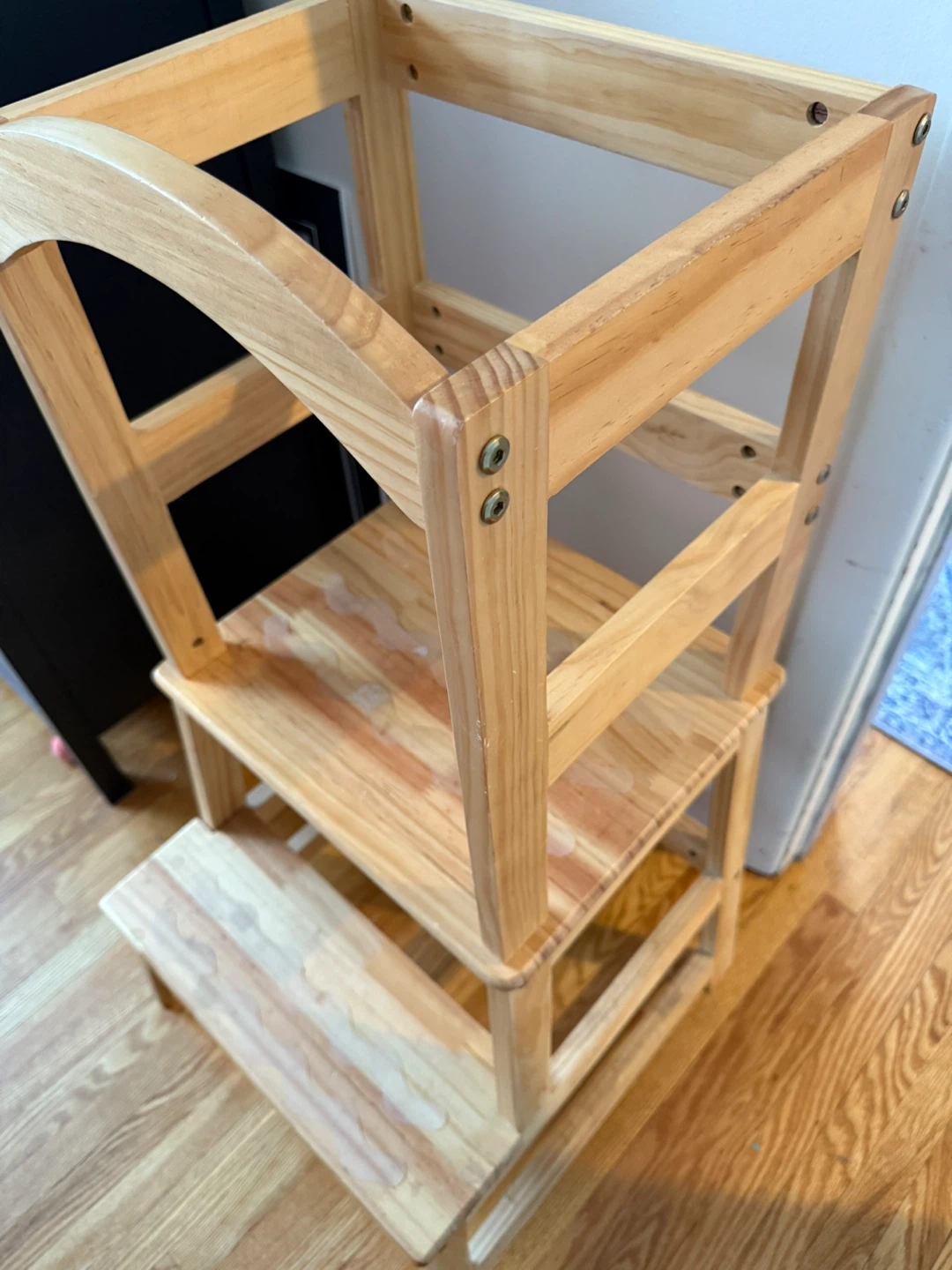Wooden Learning Tower / Kitchen Helper Stool - photo 2