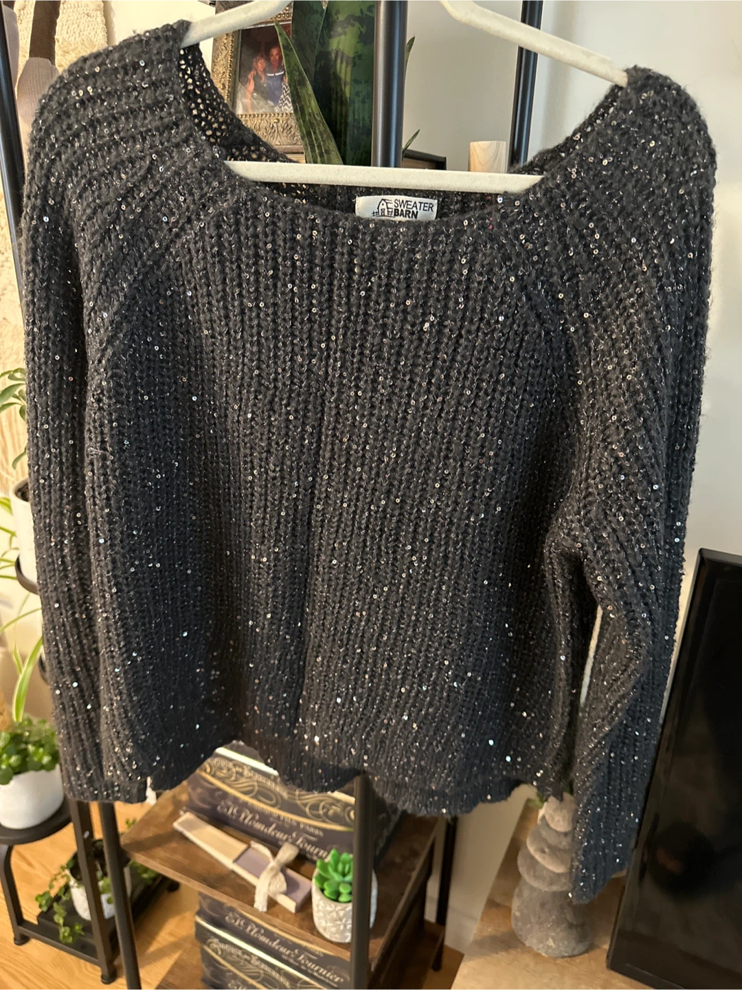 The Sweater Barn Sequin Knit Sweater