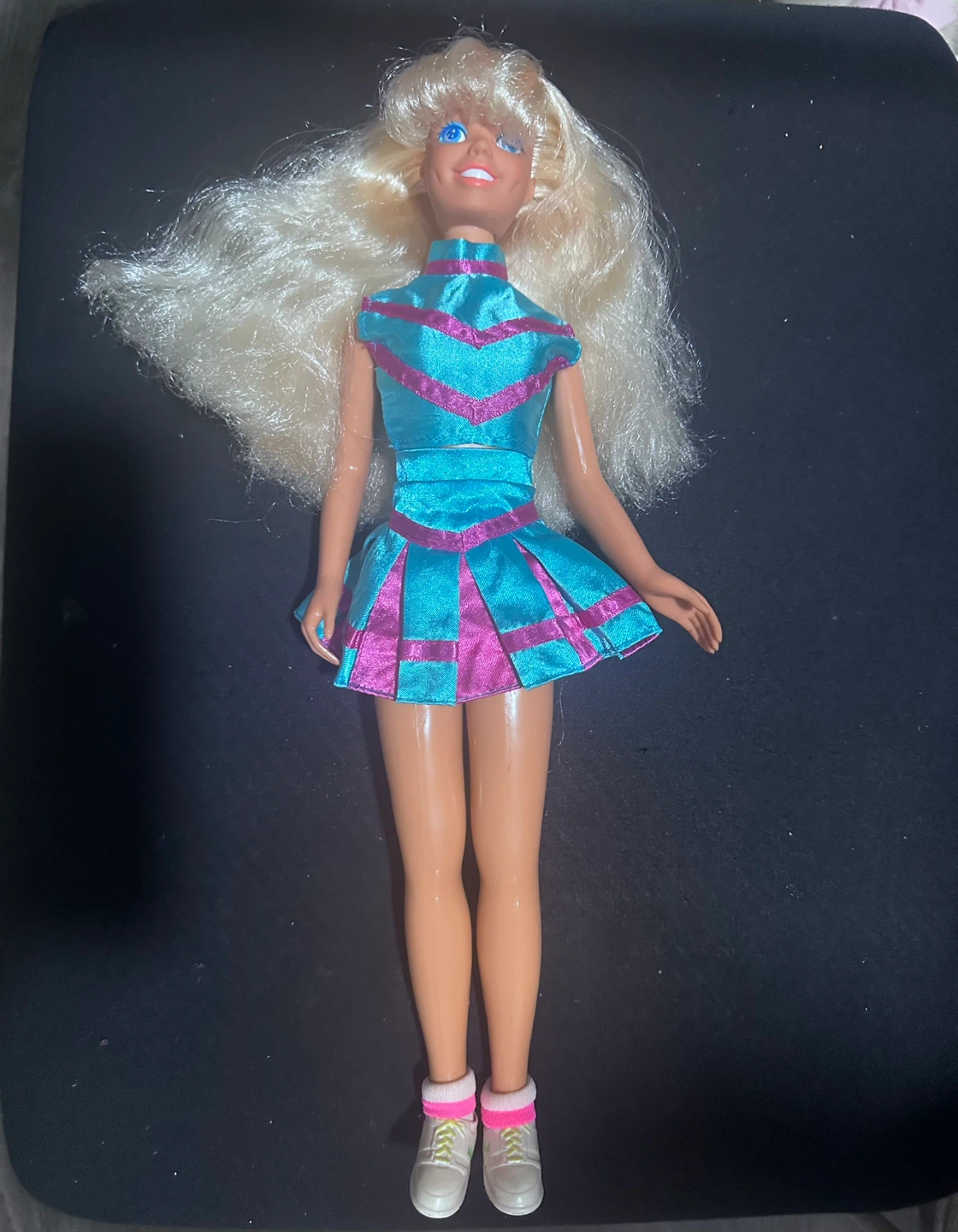 Barbie Doll with Teal and Pink Outfit