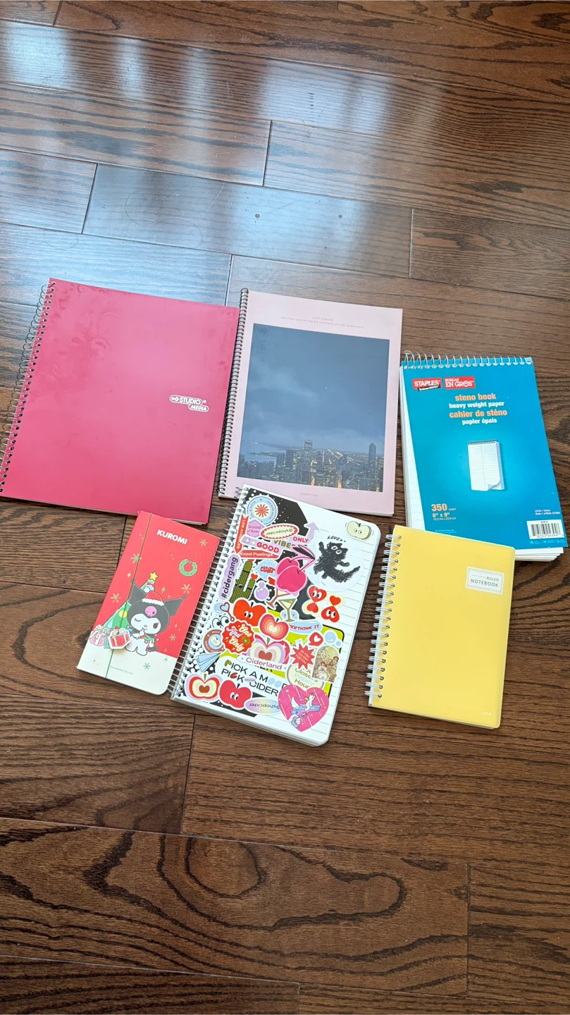 Assorted Notebooks - Spiral Bound and More