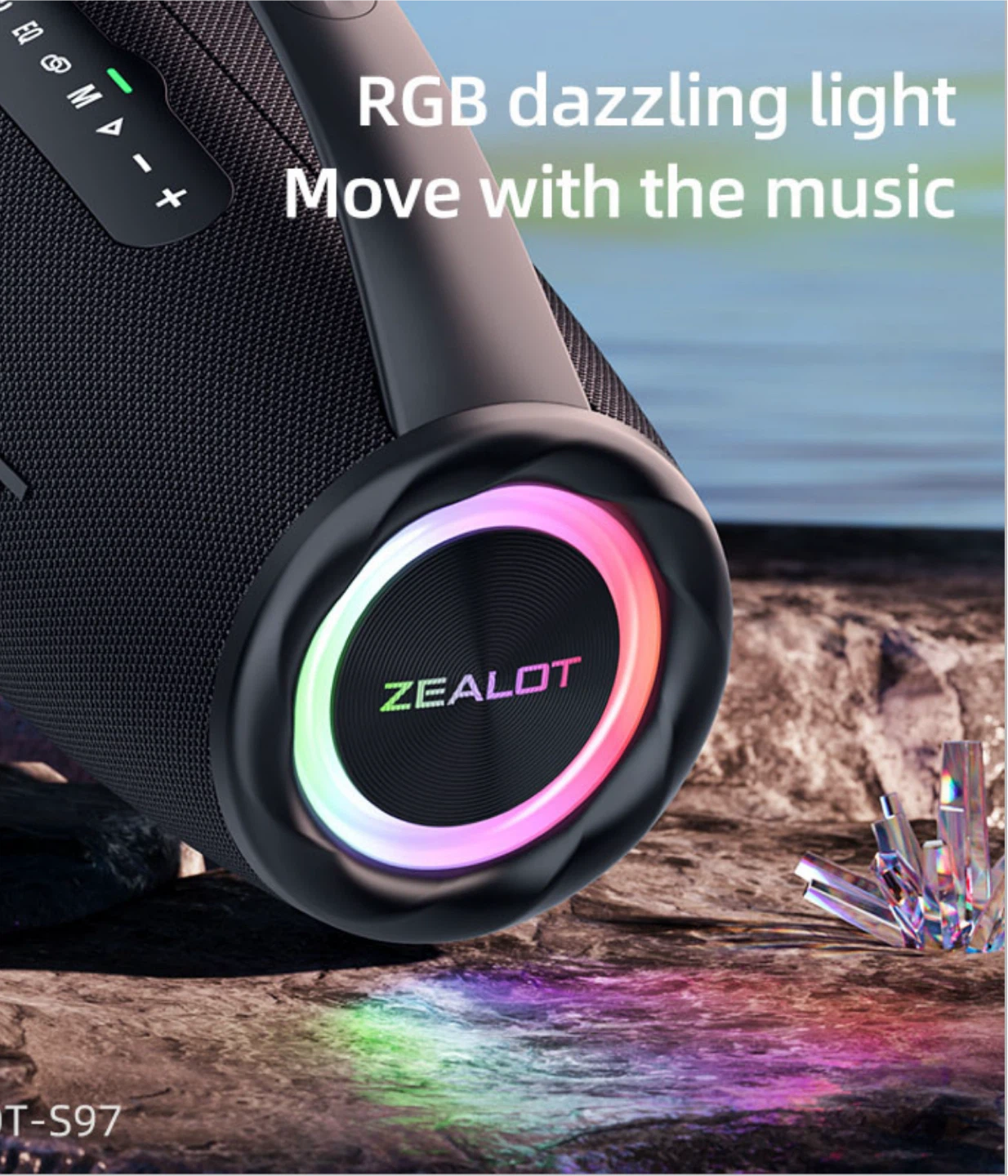 ZEALOT S97 Bluetooth Speaker - 80W, 16000mAh - photo 4