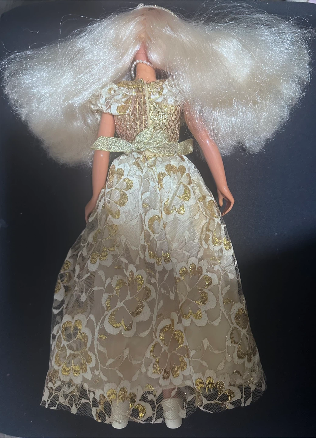 Barbie Doll in Gold Lace Gown - photo 2