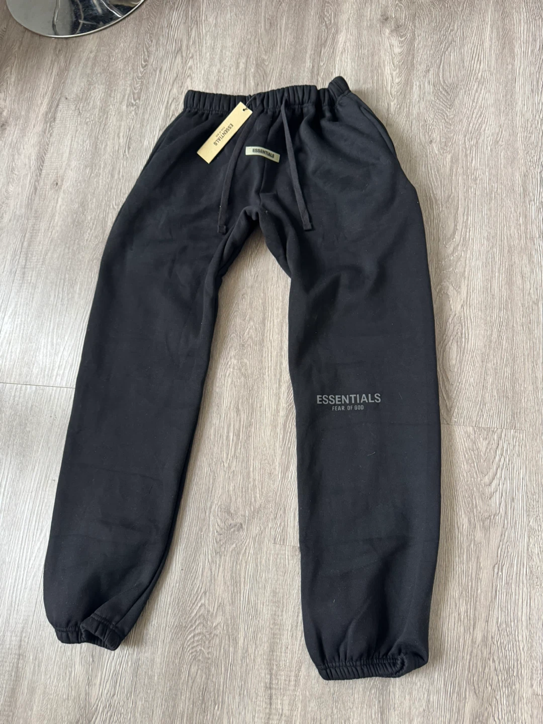 Black Fear of God Essentials Sweatpants