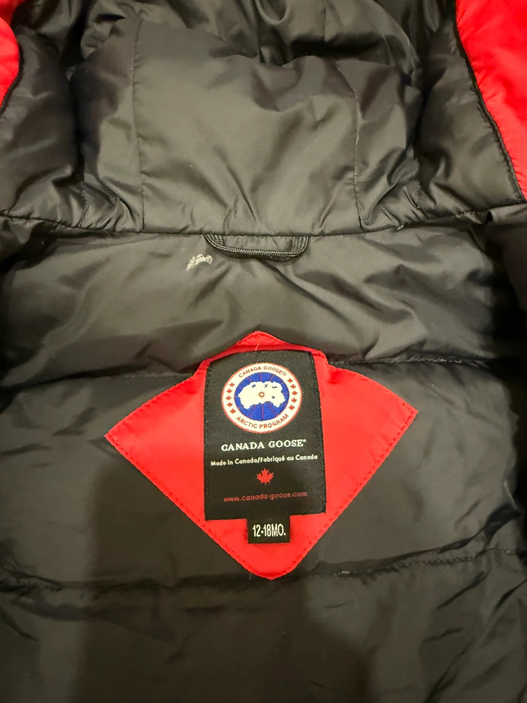 Canada Goose Baby Winter Jacket - Red - photo 3