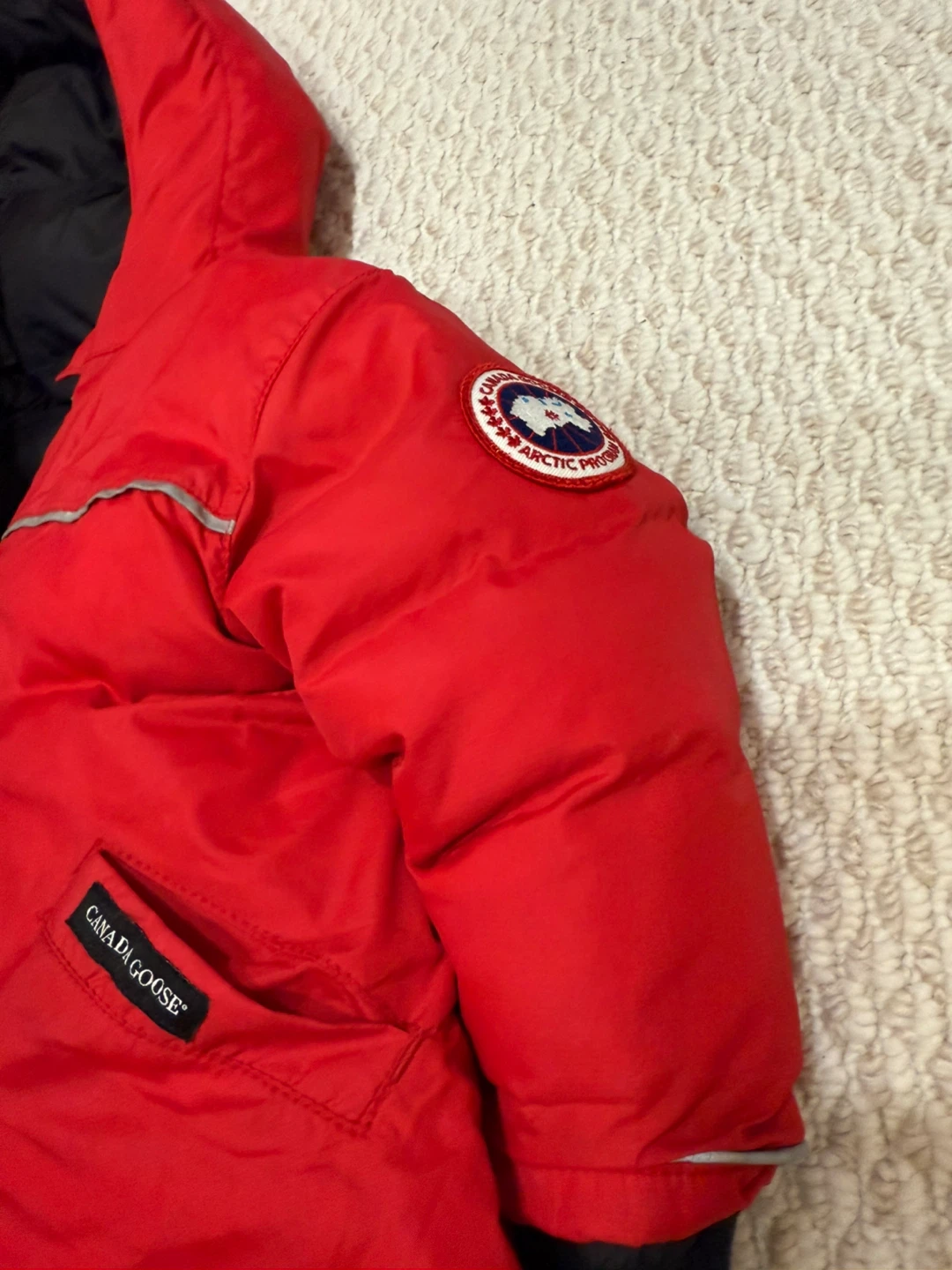 Canada Goose Baby Winter Jacket - Red - photo 2
