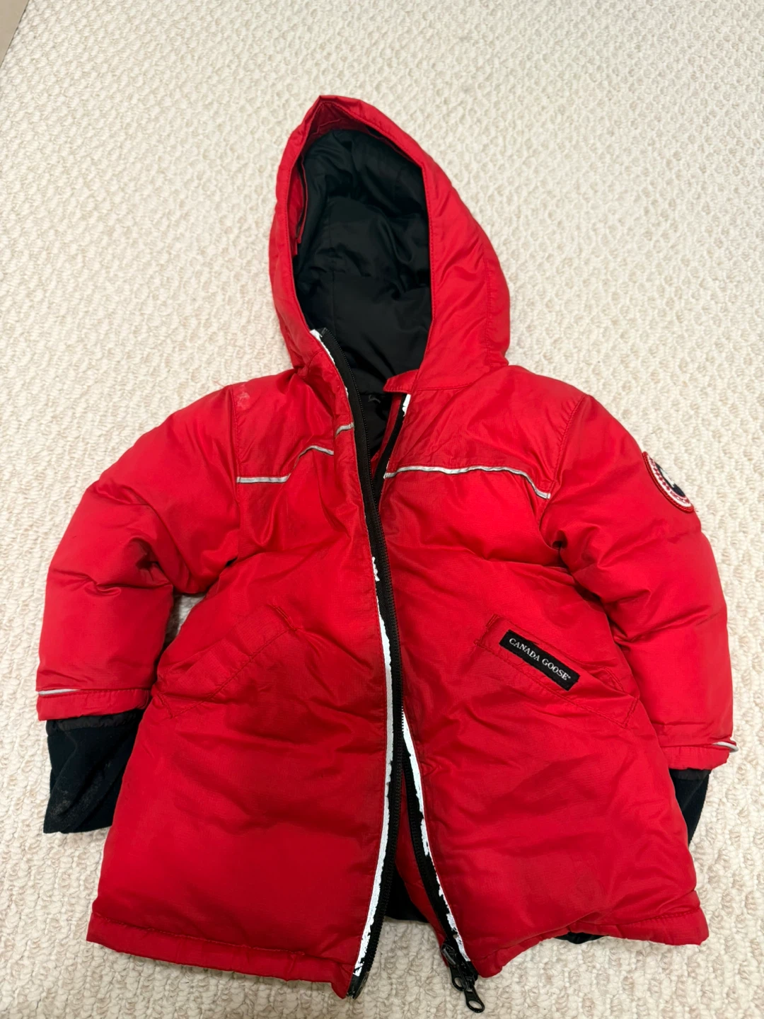 Canada Goose Baby Winter Jacket - Red