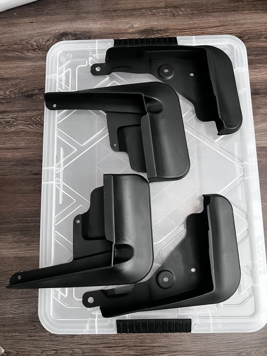 Set of 4 Black Car Mud Flaps