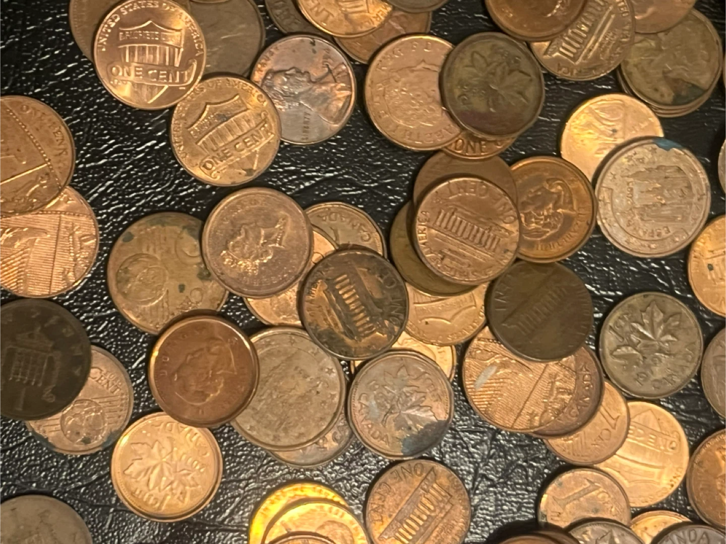 Assorted Canadian and US Pennies UK AND EURO - photo 5