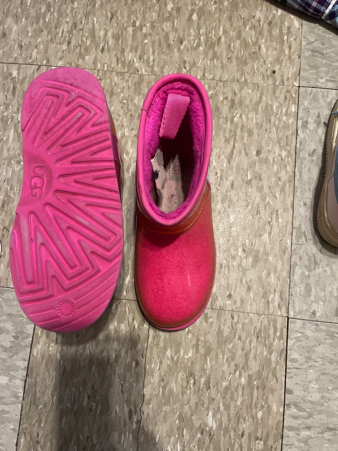 Ugg Pink Rubber Boots - photo 2