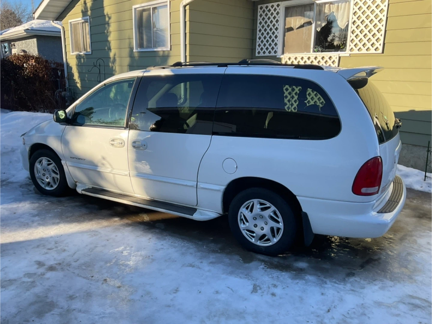 SOLD, 2000, White Dodge Grand Caravan Sport Minivan