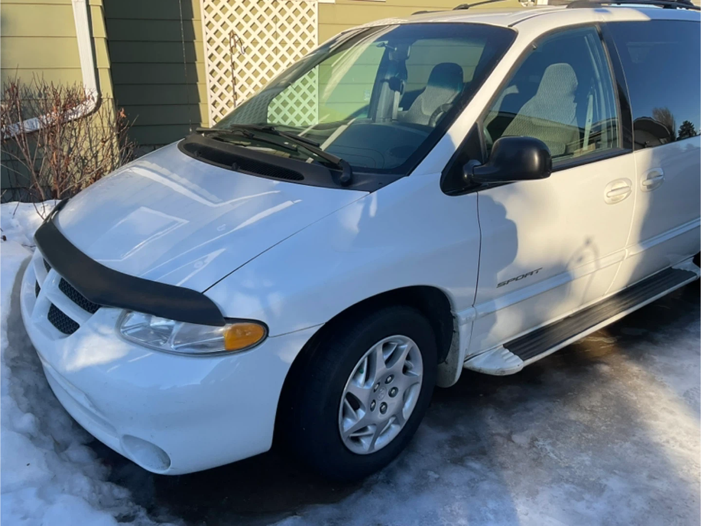 SOLD, 2000, White Dodge Grand Caravan Sport Minivan - photo 2
