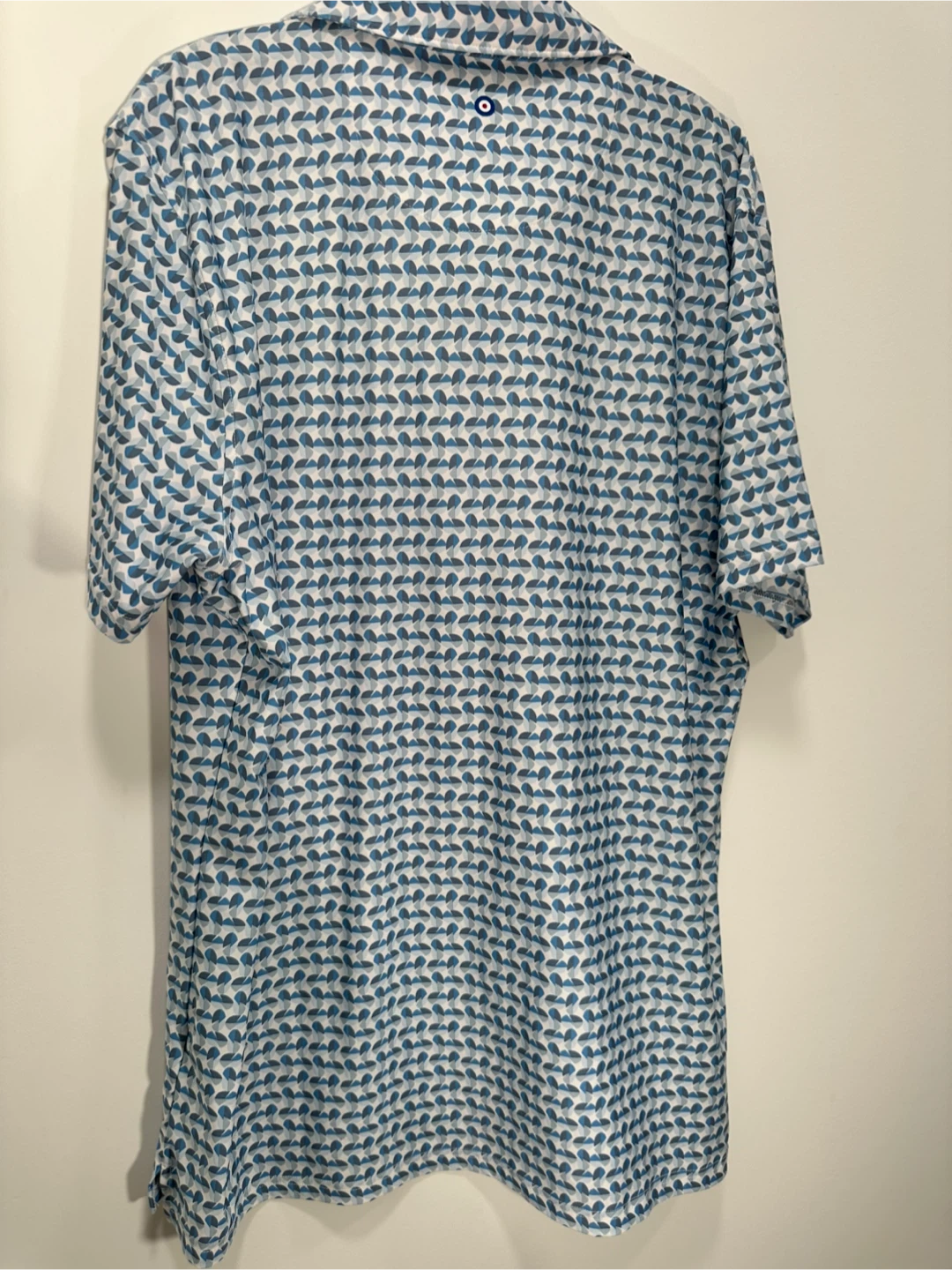 Ben Sherman Sport Polo Shirt - Blue Pattern - Size L/G - photo 3