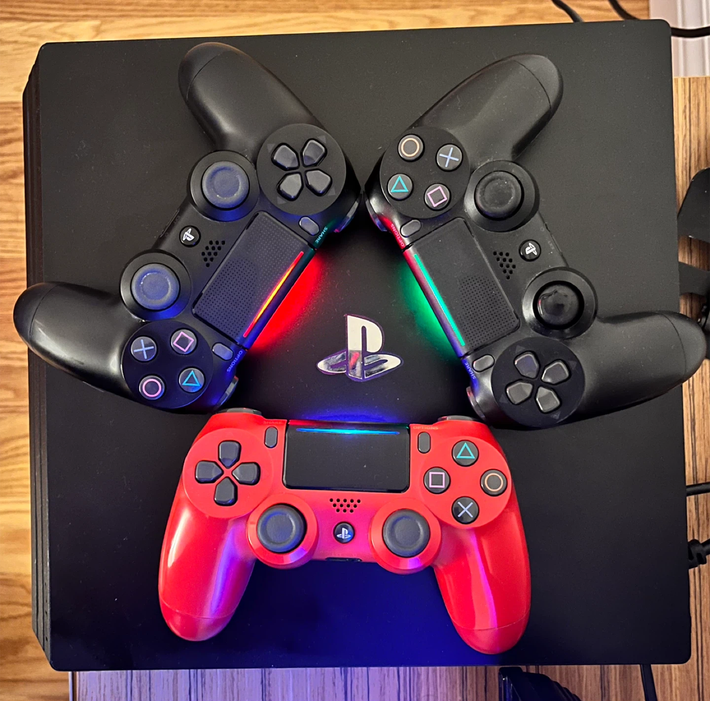 PlayStation 4 Pro Bundle with 3 Controllers