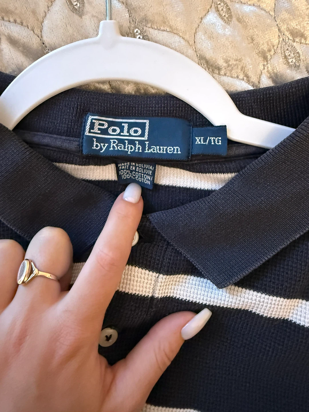 Polo by Ralph Lauren men’s long sleeve knit polo XL - photo 2