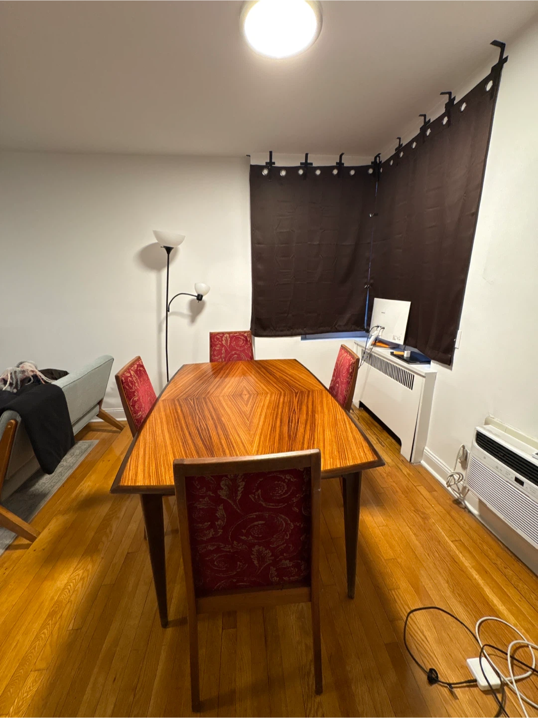 Wooden Dining Table with 4 Chairs