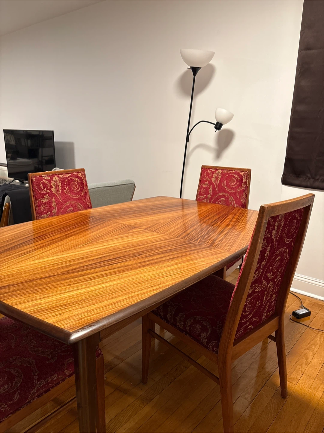 Wooden Dining Table with 4 Chairs - photo 2