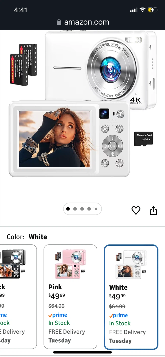 Big sale-Froitx 4K Digital Camera - Vlogging Ready!