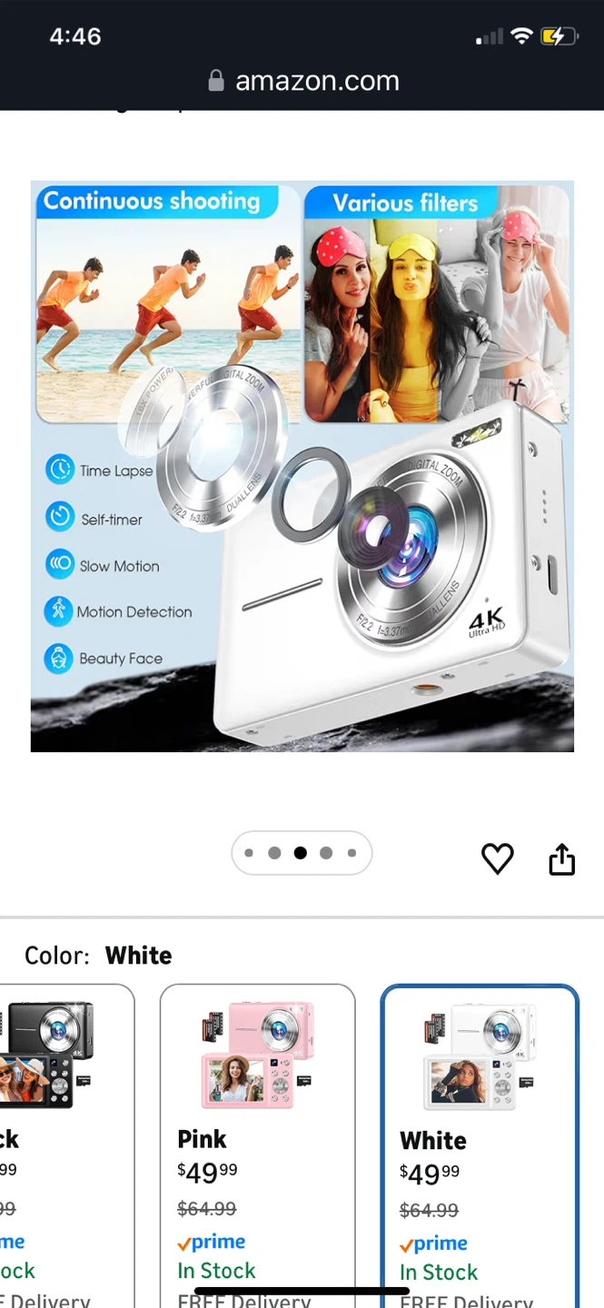 Big sale-Froitx 4K Digital Camera - Vlogging Ready! - photo 4