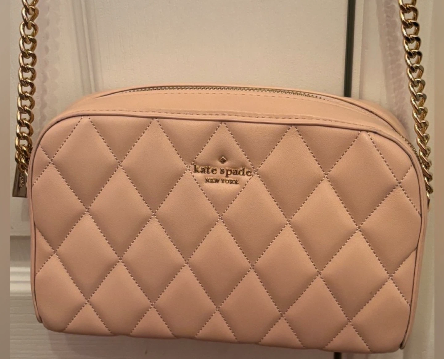 Kate Spade Quilted Pink Leather Bag