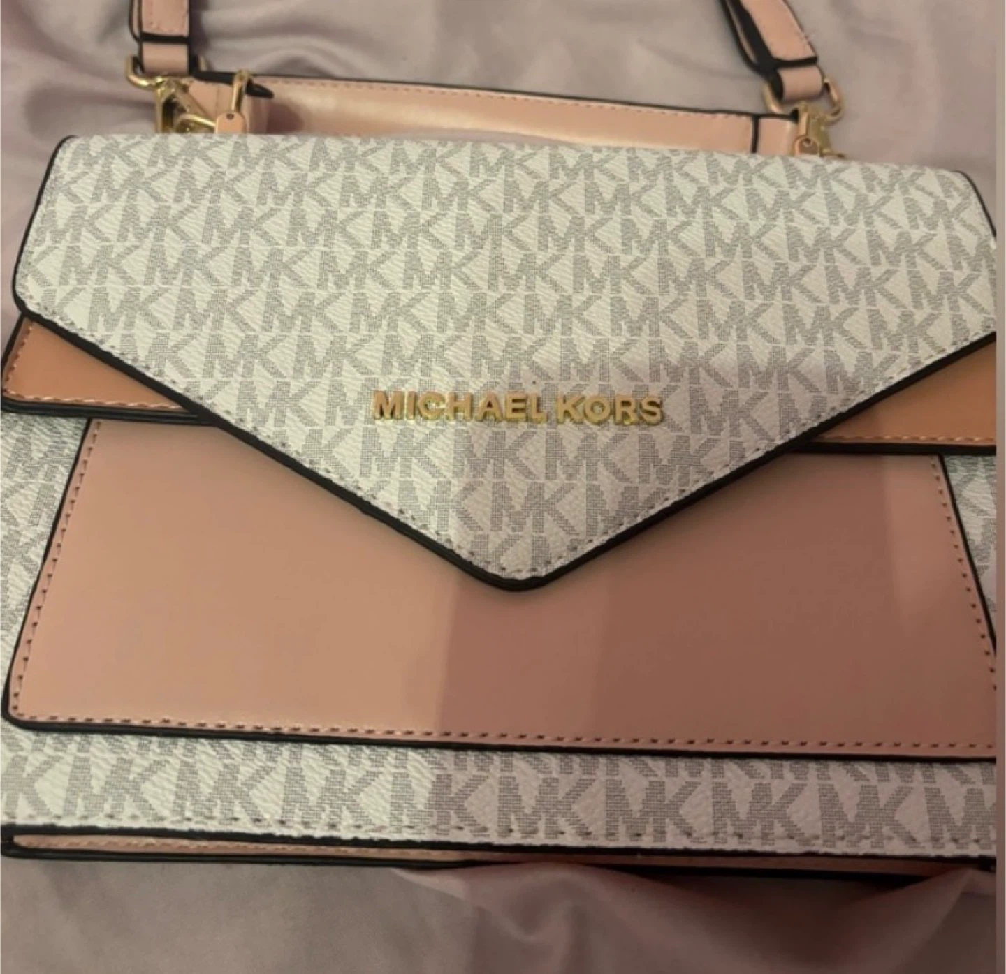 Michael Kors Shoulder Bag - White/Pink