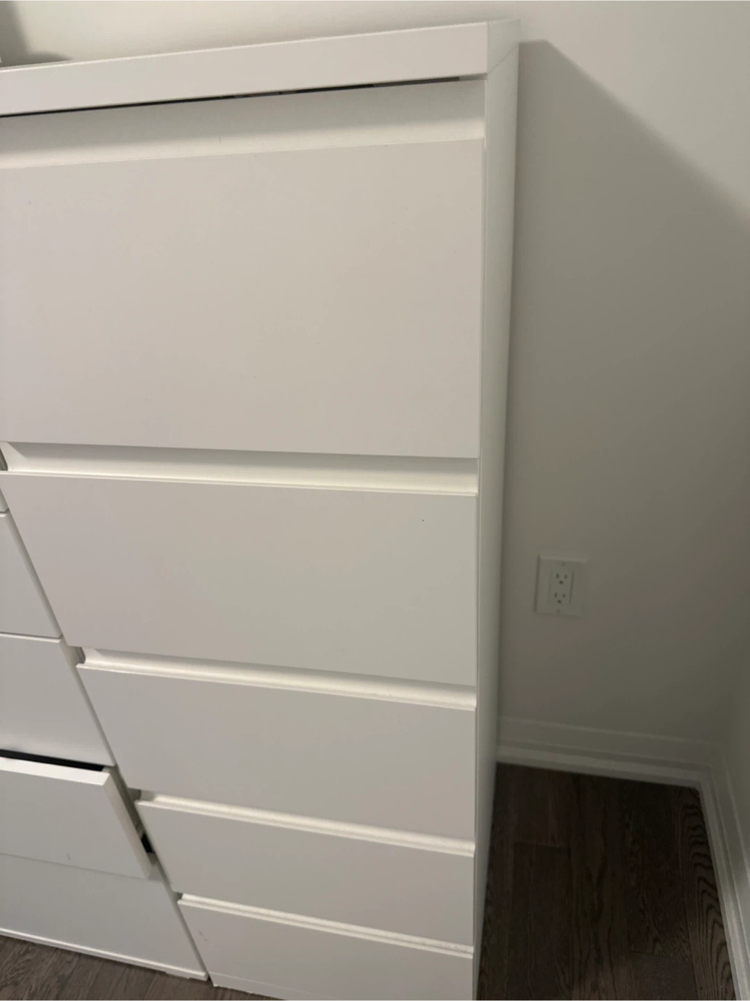 Ikea White 5 Drawer Dresser - photo 2