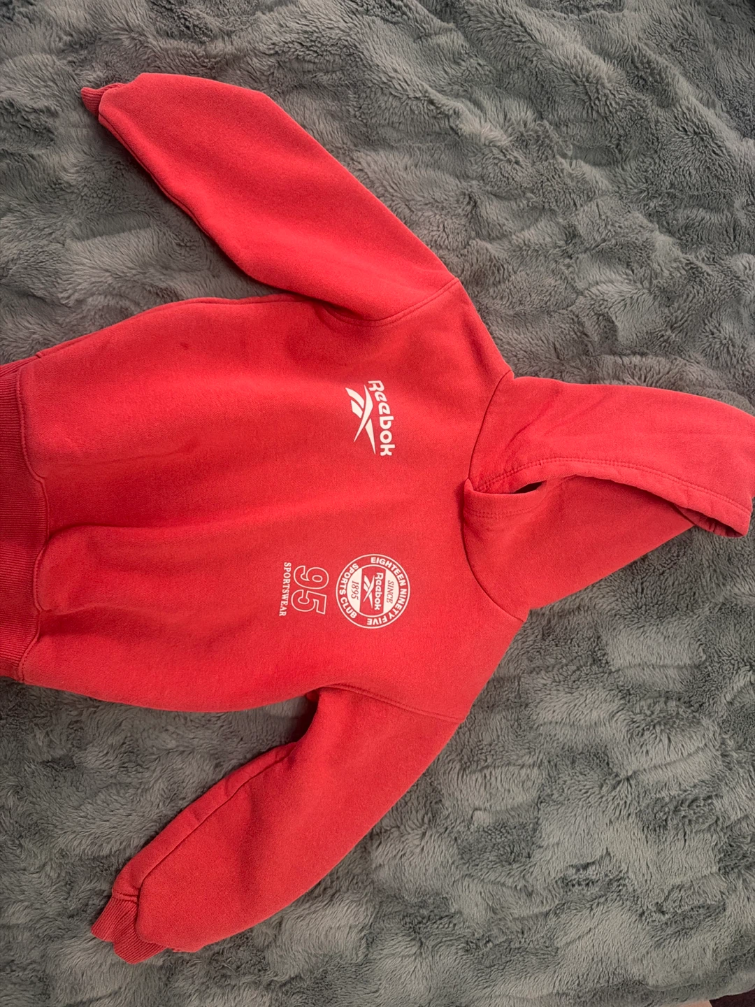 Reebok Red Hoodie