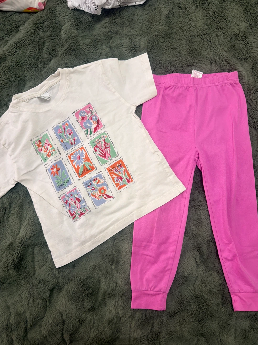 Zara & Barbie Kids T-Shirt and Leggings Set - Size 6-7T
