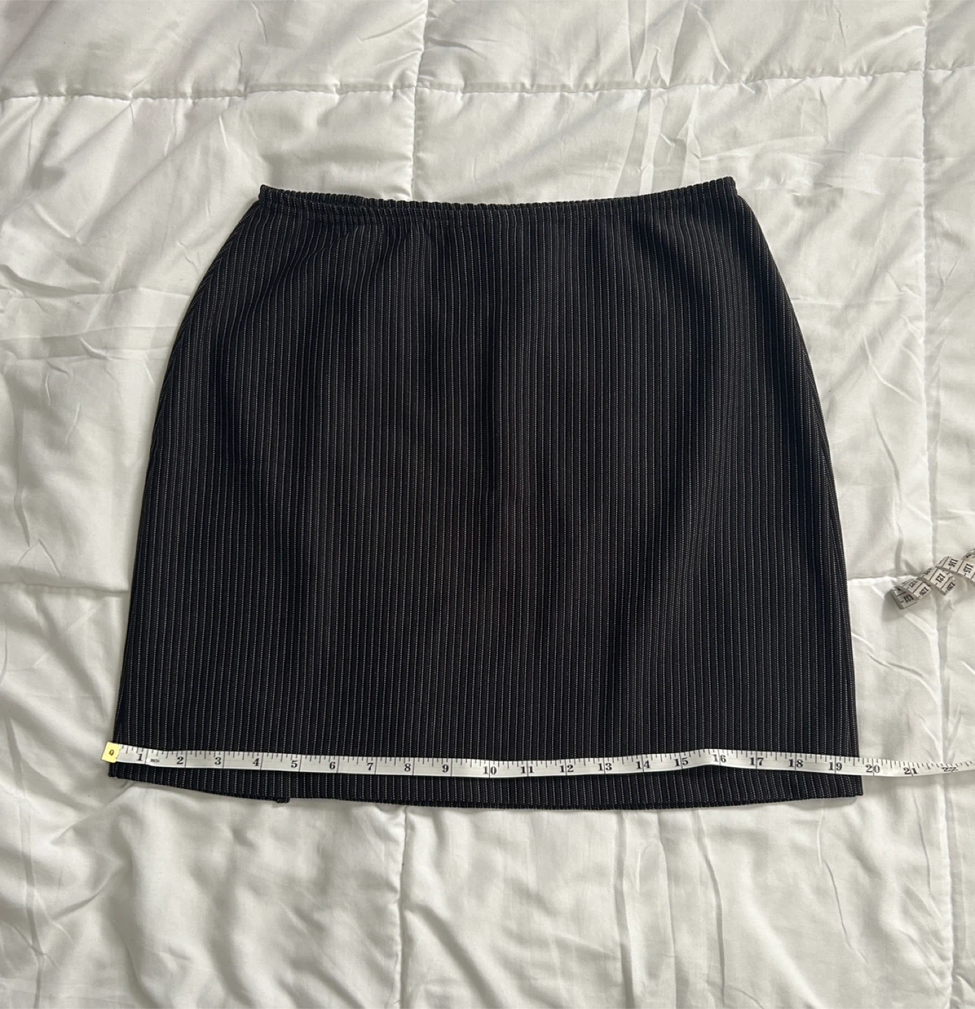 Vintage 90s Dynamite Black Ribbed Mini Skirt - photo 4