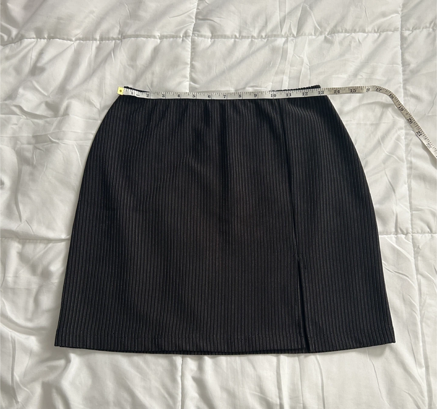 Vintage 90s Dynamite Black Ribbed Mini Skirt - photo 3