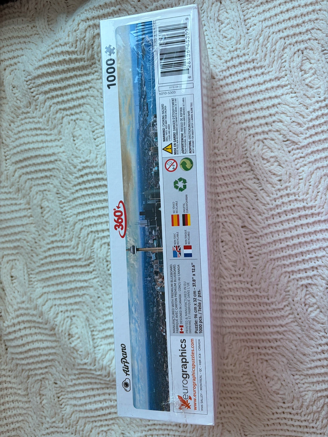 Eurographics 1000 Piece Toronto Canada Skyline Puzzle - photo 3