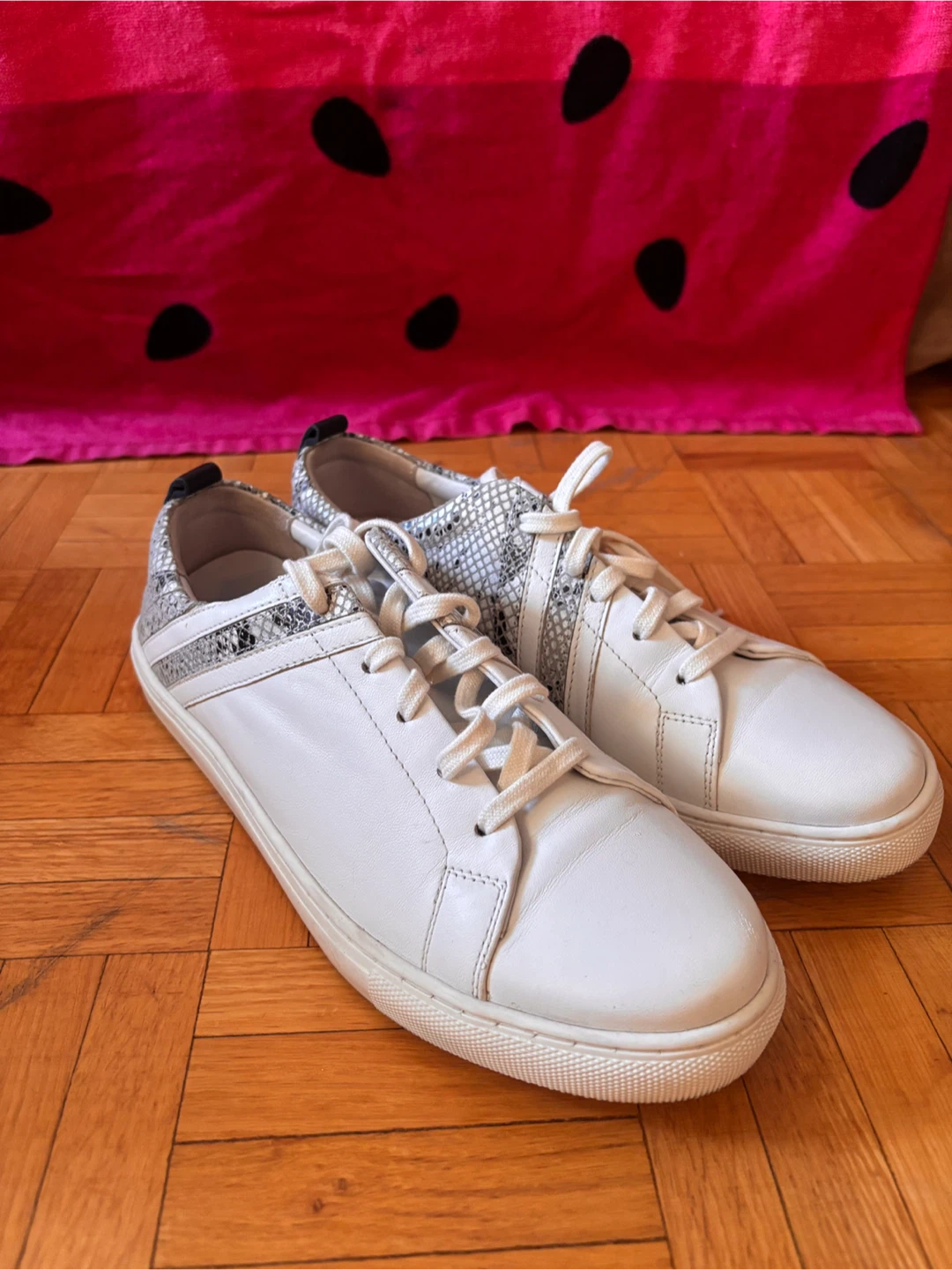 Seychelles White Snake Print Sneakers - photo 3